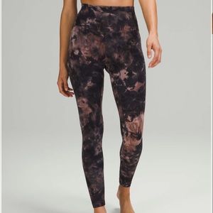 Lululemon Align 28” Leggings - Diamond Dye Graphite Grey Pink Pastel